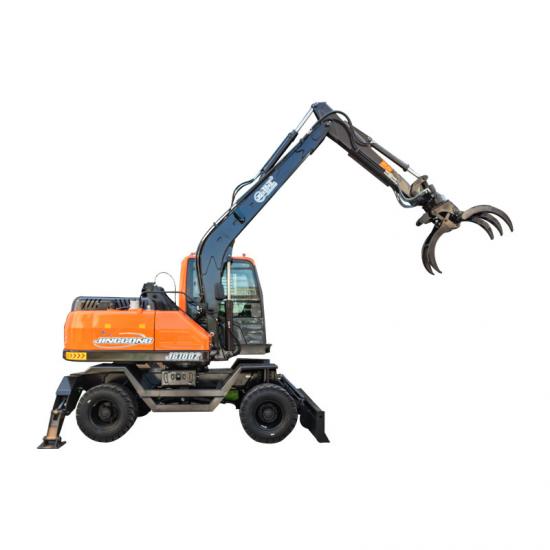 Grapple Excavator with Material Handling Machine
